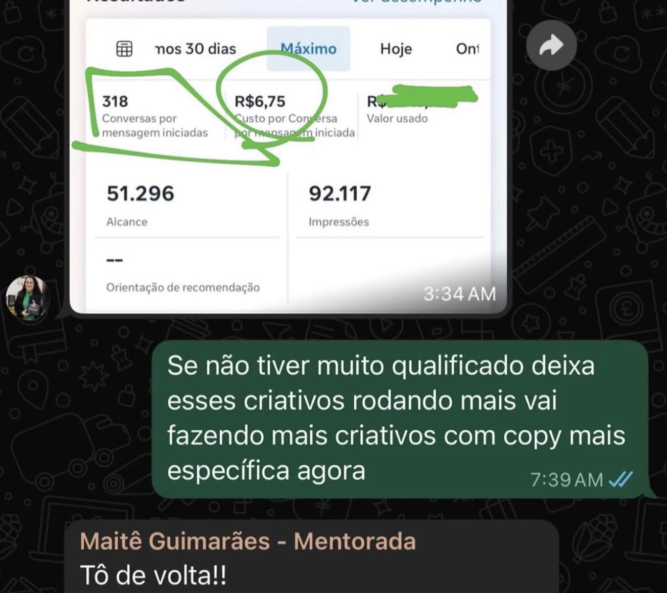 Resultados de anúncios da Maitê Guimarães
